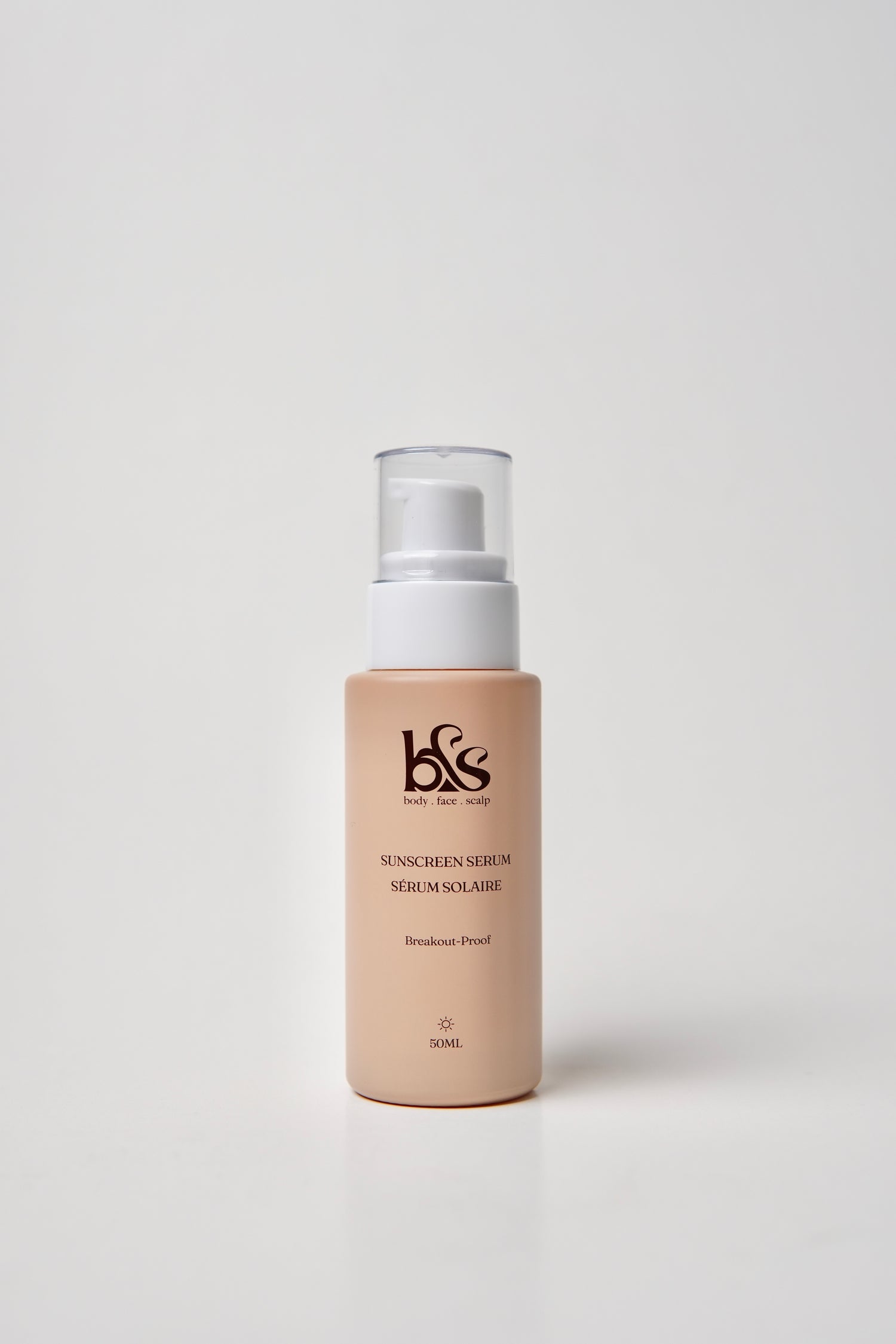 Body Face Scalp Sunscreen Serum lightweight daily SPF 50